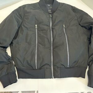 Alo Womens Off Duty Bomber Jacket, Large